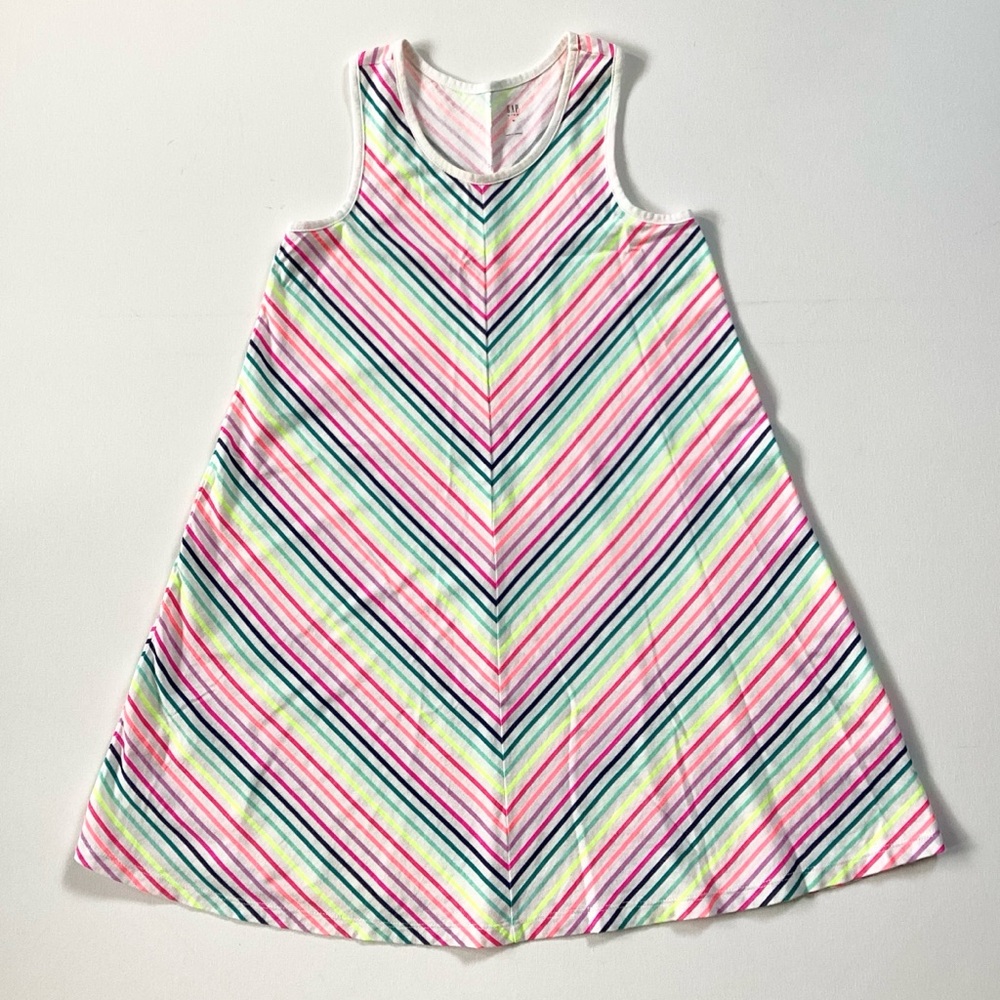 GAP Multicolor Striped Tank Dress